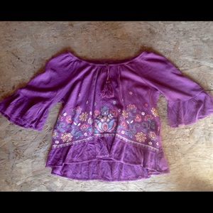 Purple beauty's blouse